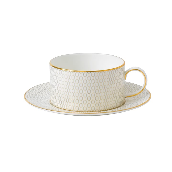 Arris theekop met schotel - Wit - Wedgwood