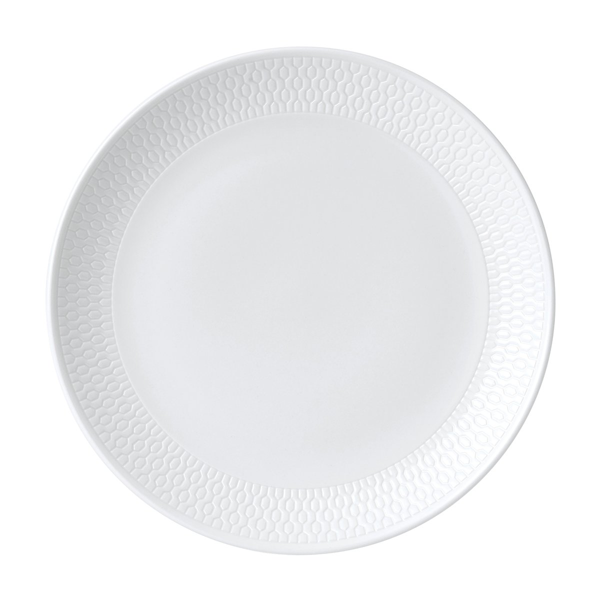 Wedgwood Gio bord wit o 17 cm | Scandinavisch Interieur | Kleine borden | Wit