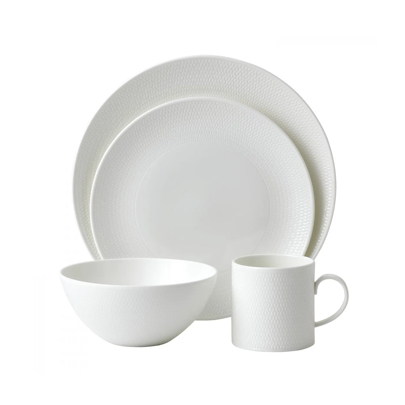 Gio starterset 16-delig, wit Wedgwood