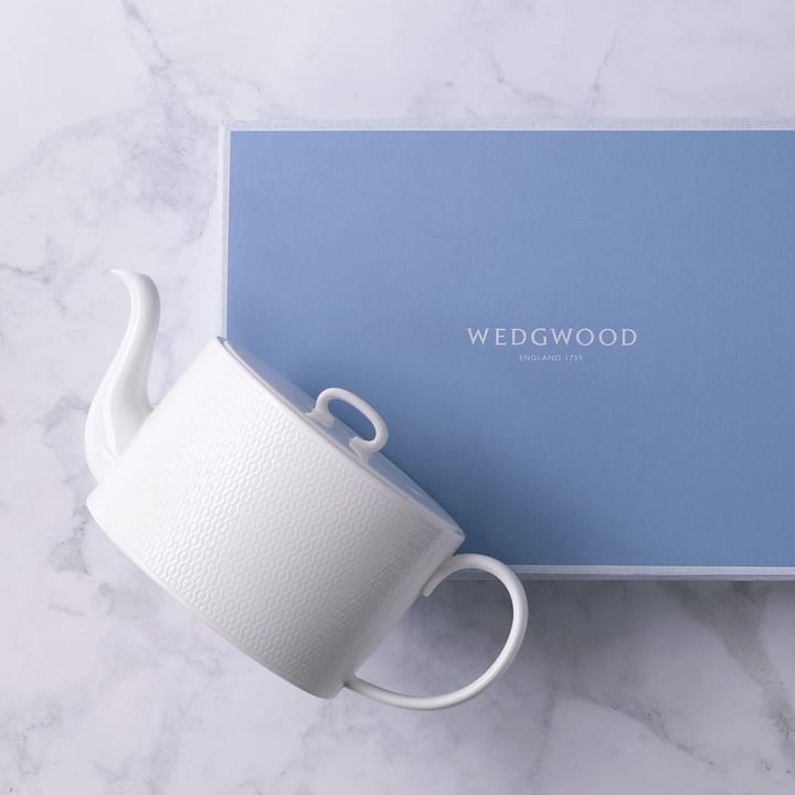 Gio theepot, wit Wedgwood