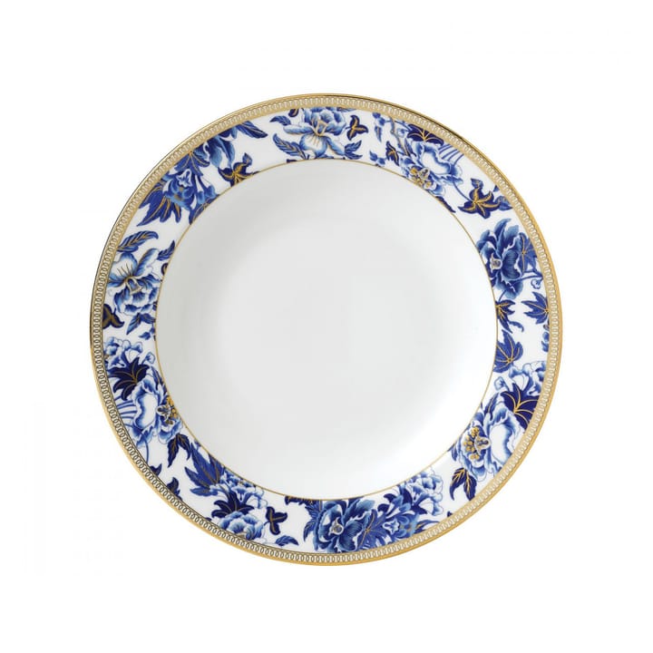 Hibiscus diep bord Ø 23 cm - floral - Wedgwood