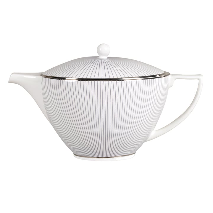 Pin Stripe theepot 1,2 liter - Wit - Wedgwood