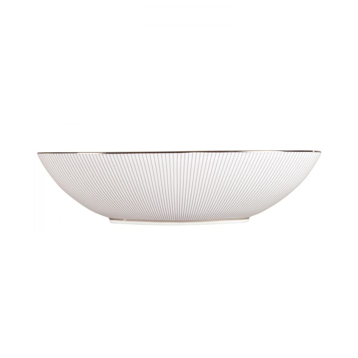Pinstripe ovale serveerschaal - 30,5 cm - Wedgwood