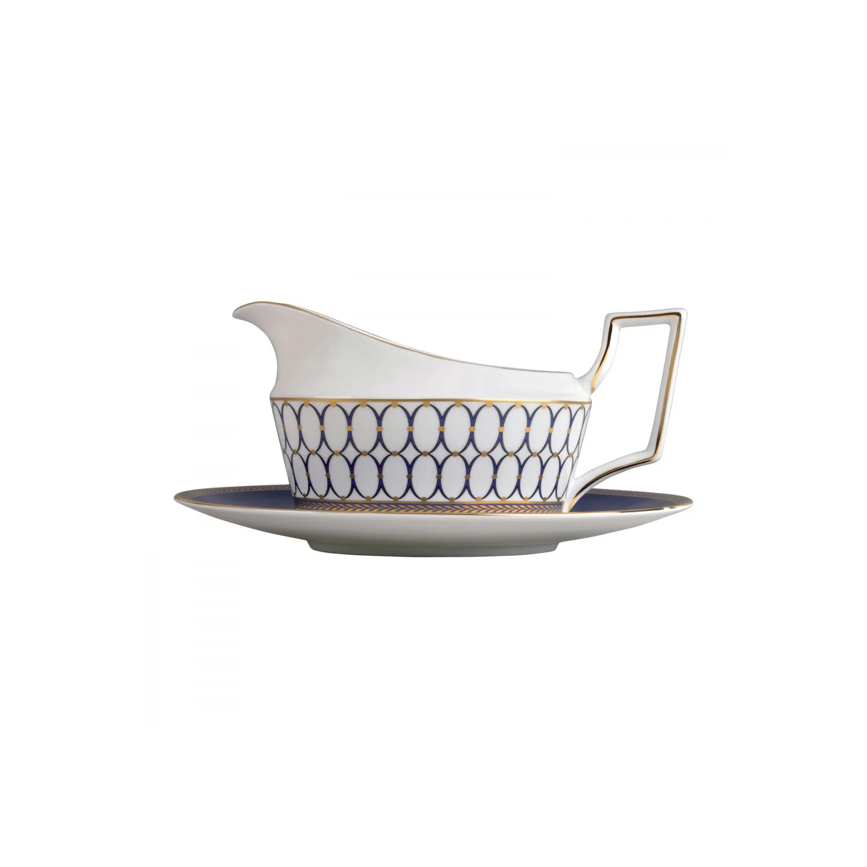 Renaissance Gold sauskan, wit Wedgwood