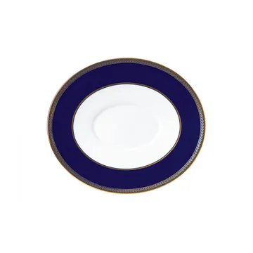 Renaissance Gold schotel voor sauskan - blauw - Wedgwood