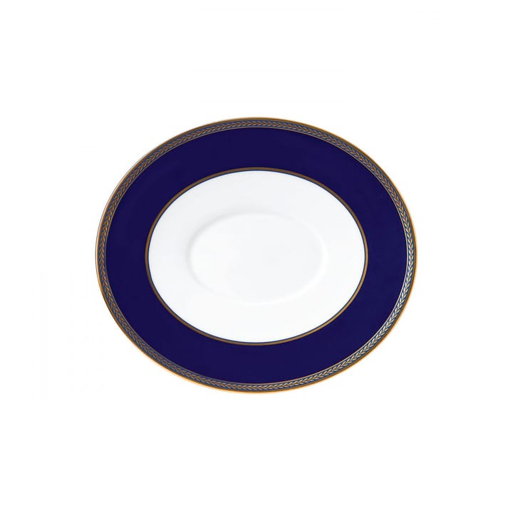 Renaissance Gold schotel voor sauskan - blauw - Wedgwood