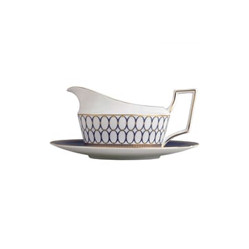 Renaissance Gold schotel voor sauskan - blauw - Wedgwood