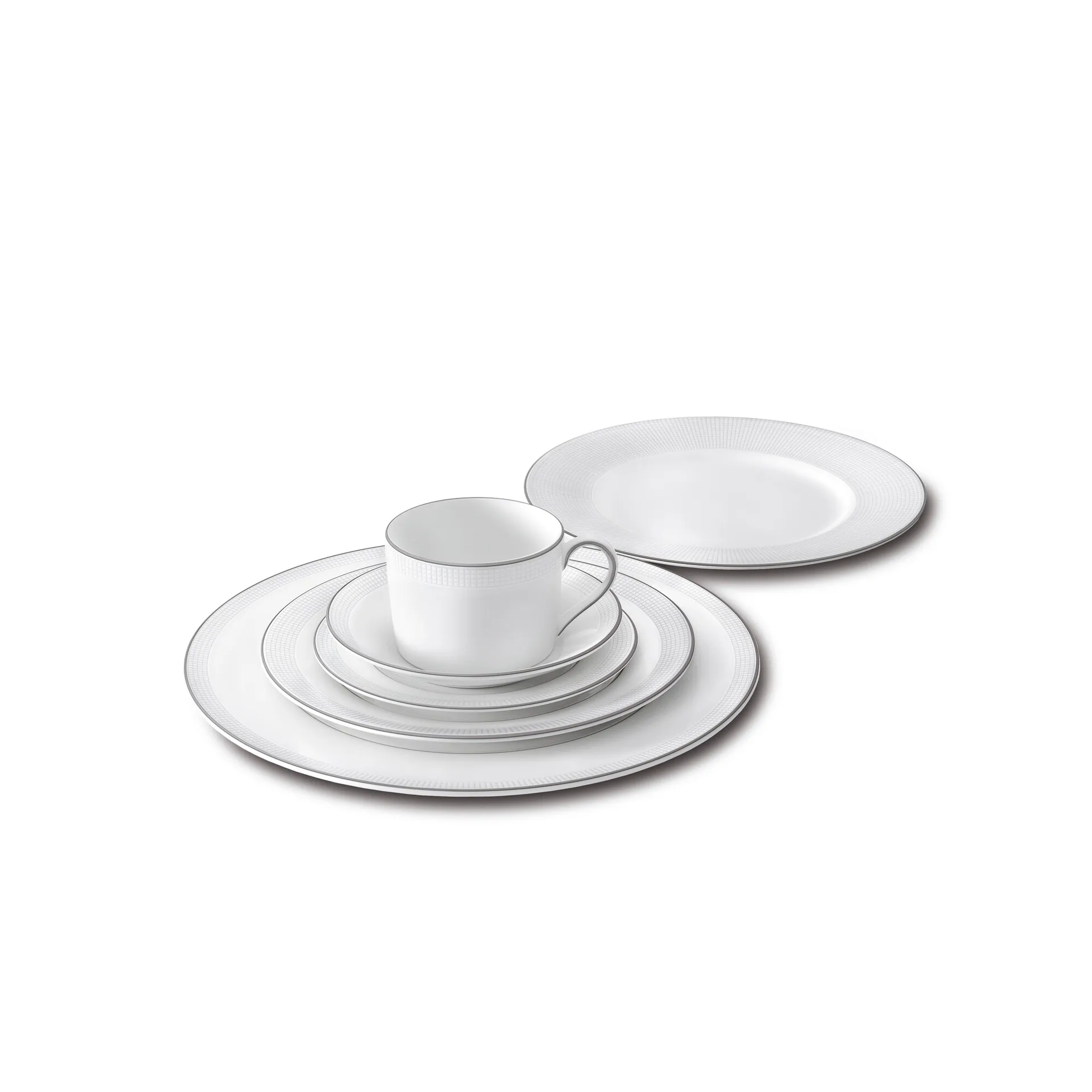 Vera Wang Blanc Sur Blanc espressoschoteltje, Ø12,5 cm Wedgwood