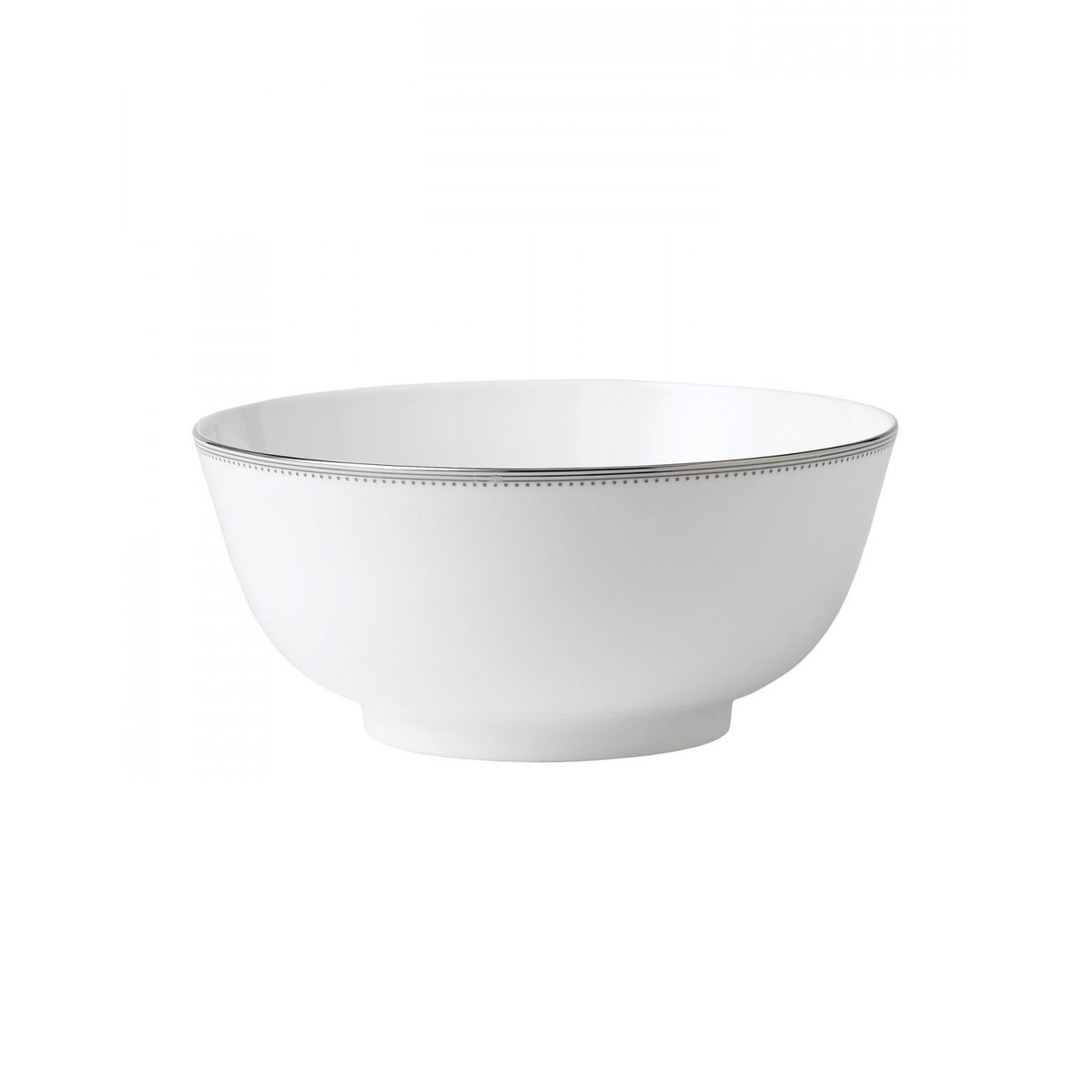 Wedgwood Vera Wang Grosgrain saladeschaal o 25 cm | Scandinavisch Interieur | Saladeschalen | Wit
