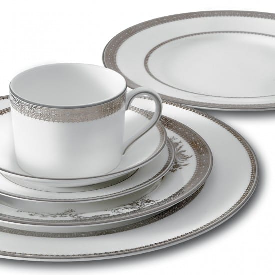Vera Wang Lace Platinum bord, Ø 15 cm Wedgwood