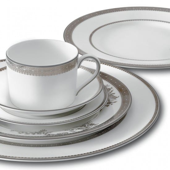 Vera Wang Lace Platinum bord, Ø 20 cm Wedgwood