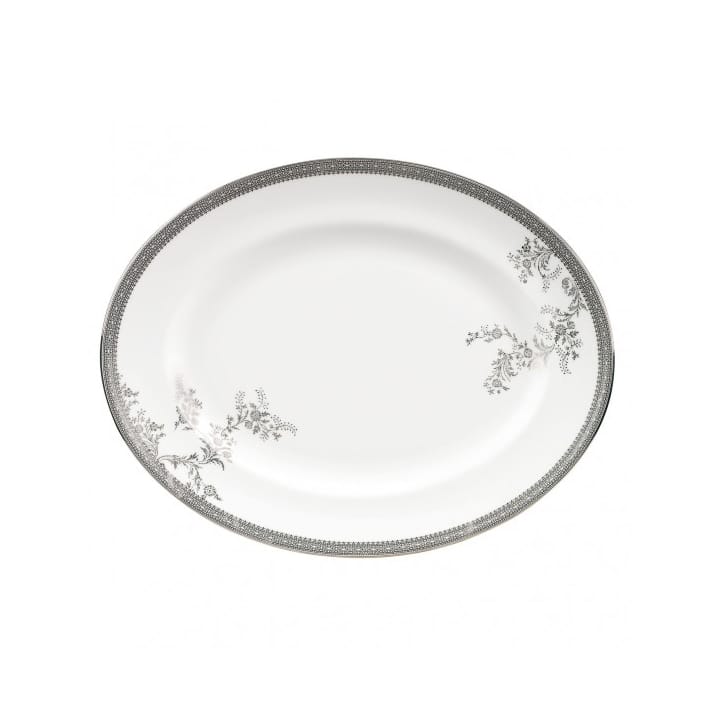 Vera Wang Lace Platinum ovale serveerschotel - 35 cm - Wedgwood