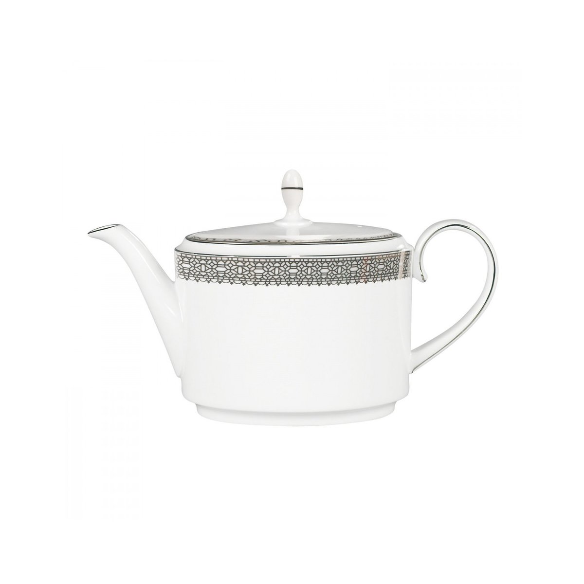 Wedgwood Vera Wang Lace Platinum theepot 1,1 l | Scandinavisch Interieur | Theepotten | Wit