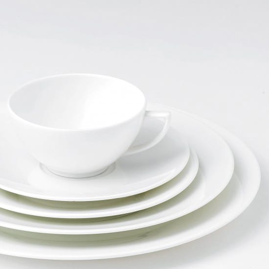 White Strata bord, Ø 27 cm Wedgwood