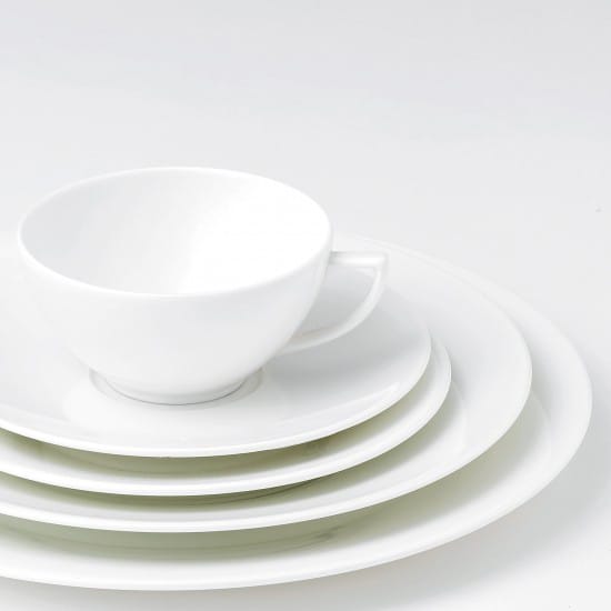 White Strata serveerbord, Ø 33 cm Wedgwood