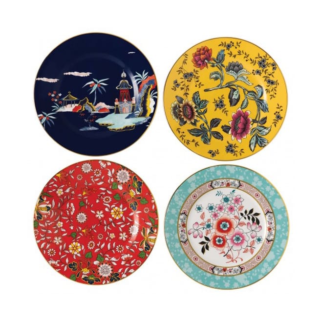 Wonderlust bord 4-pack - Ø 20 cm - Wedgwood