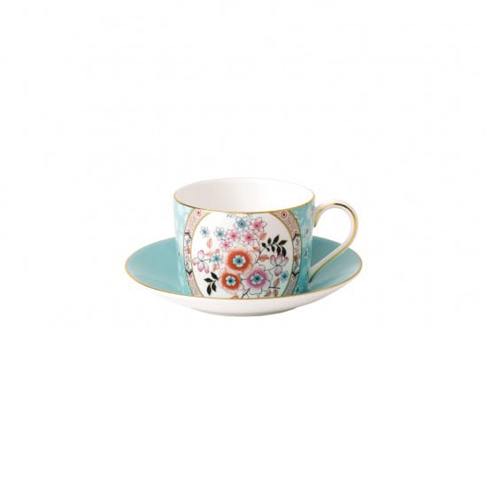 Wonderlust kop met schotel - camellia - Wedgwood