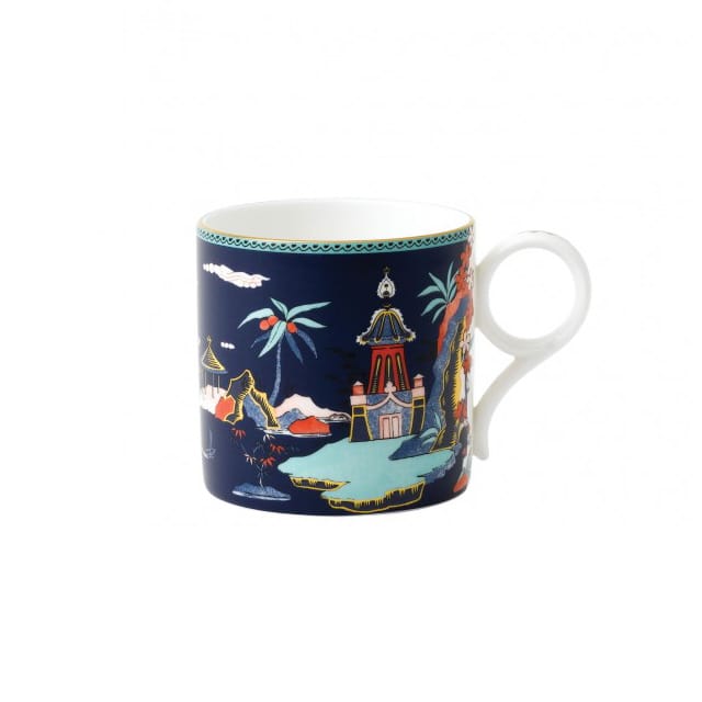 Wonderlust mok groot - blue pagoda - Wedgwood