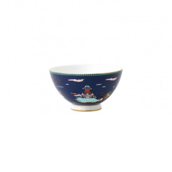 Wedgwood Wonderlust schaal o 11 cm blue pagoda | Scandinavisch Interieur | Serveerschalen | Blauw