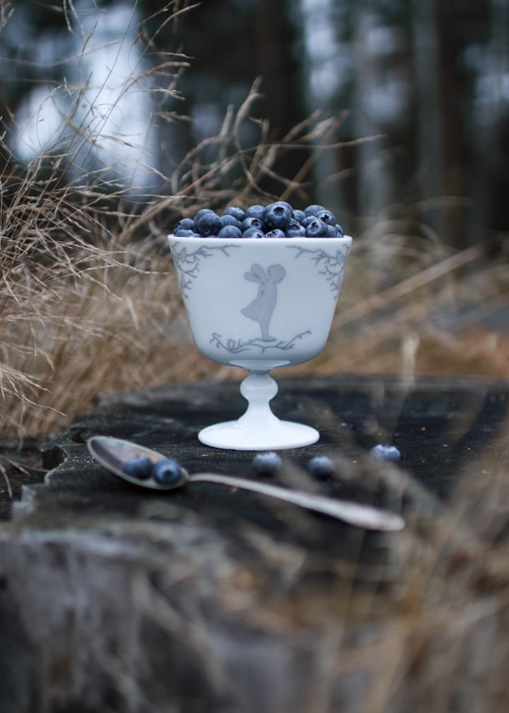 Alv dessertkom op voet Ø11 cm, Zilver Wik & Walsøe