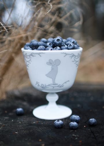 Alv dessertkom op voet Ø11 cm - Zilver - Wik & Walsøe