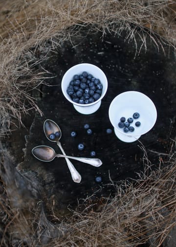 Alv dessertkom op voet Ø11 cm - Zilver - Wik & Walsøe
