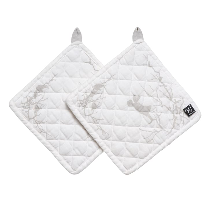 Alv pannenlap 2-pack - Wit - Wik & Walsøe