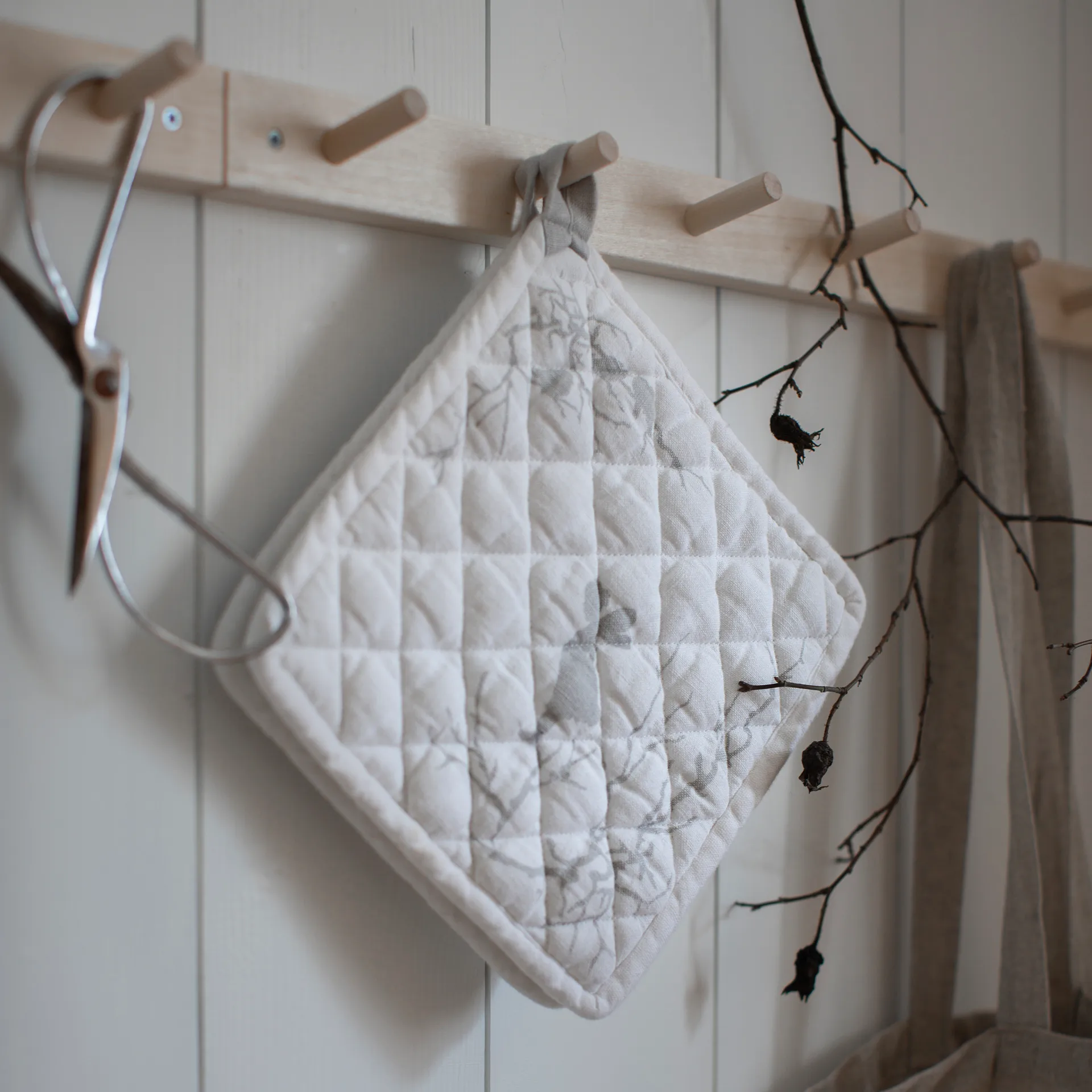 Alv pannenlap 2-pack, Wit Wik & Walsøe