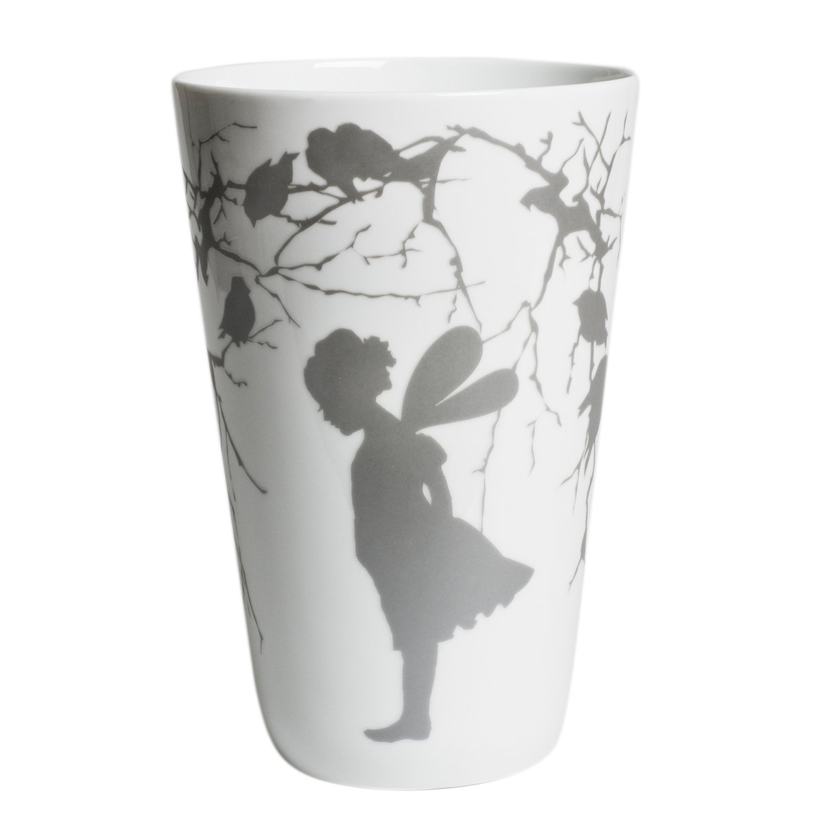 Wik & Walsoe Alv vaas 26 cm. | Scandinavisch Interieur | Vazen | Wit