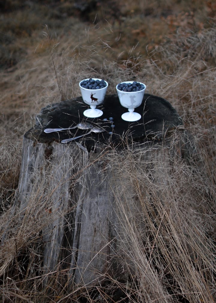 Alveskog dessertkom op voet Ø11 cm, Wit Wik & Walsøe
