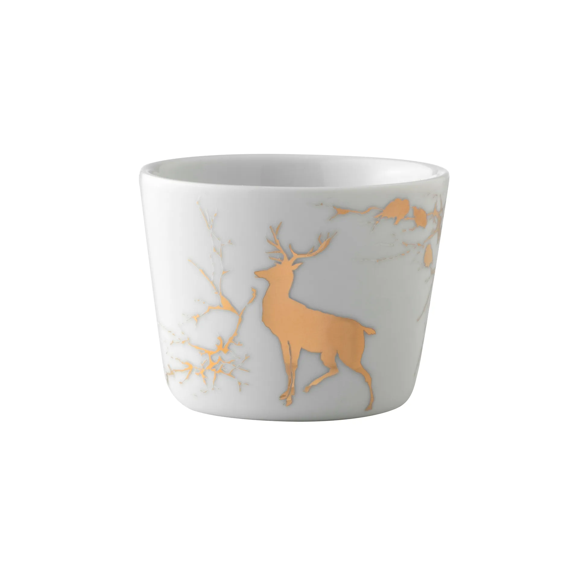 Alveskog kom 9 cm, Wit-goud Wik & Walsøe