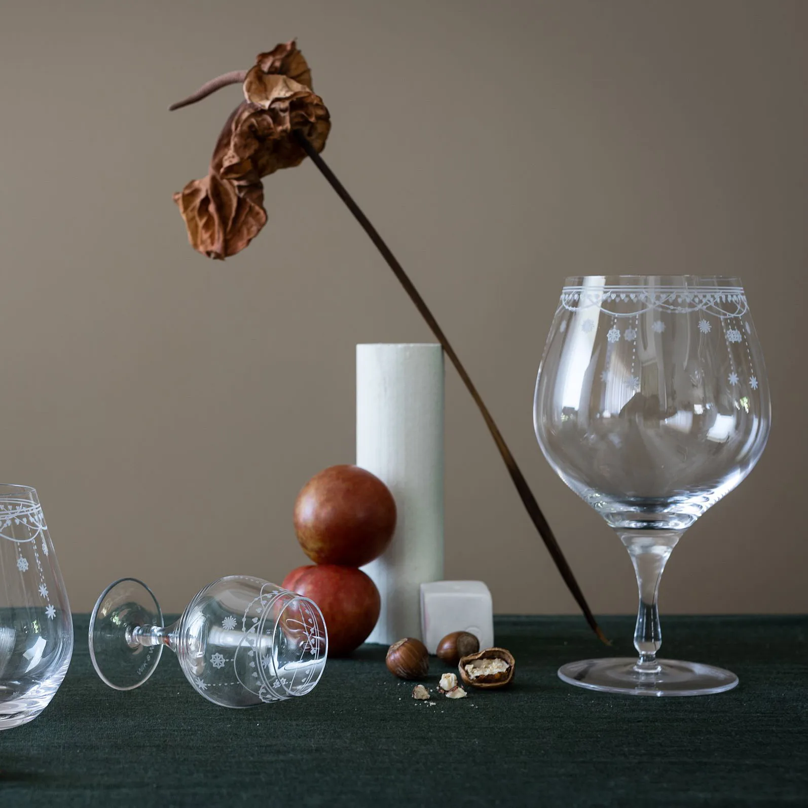 Julemorgen bierglas, 50 cl Wik & Walsøe