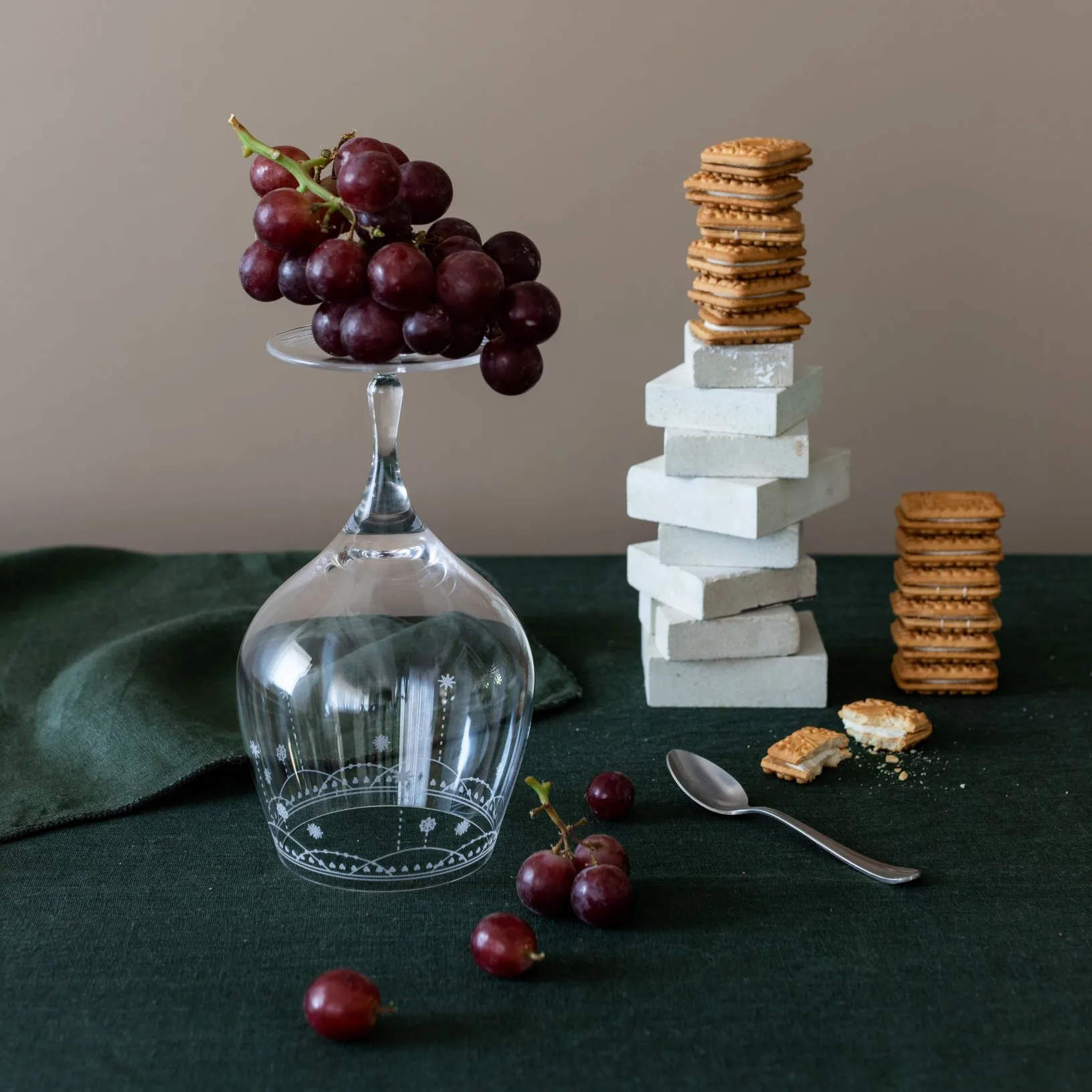 Julemorgen bierglas, 50 cl Wik & Walsøe