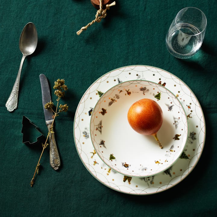 Julemorgen diep bord, 20 cm. Wik & Walsøe