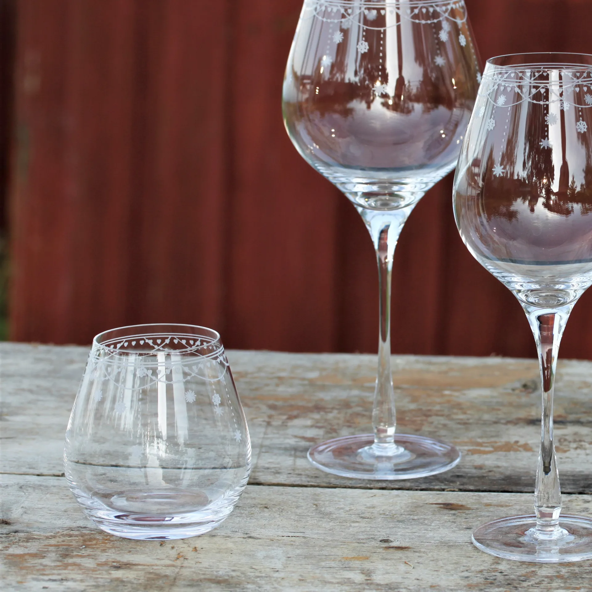 Julemorgen drinkglas, 35 cl Wik & Walsøe