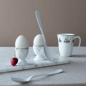 Julemorgen eierdopje 2-pack - Wit - Wik & Walsøe