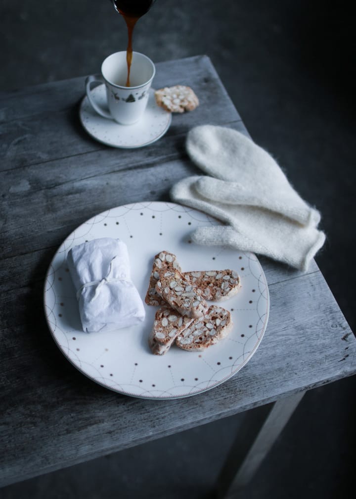 Julemorgen Girlander bord 2-pack Ø28 cm, Wit Wik & Walsøe