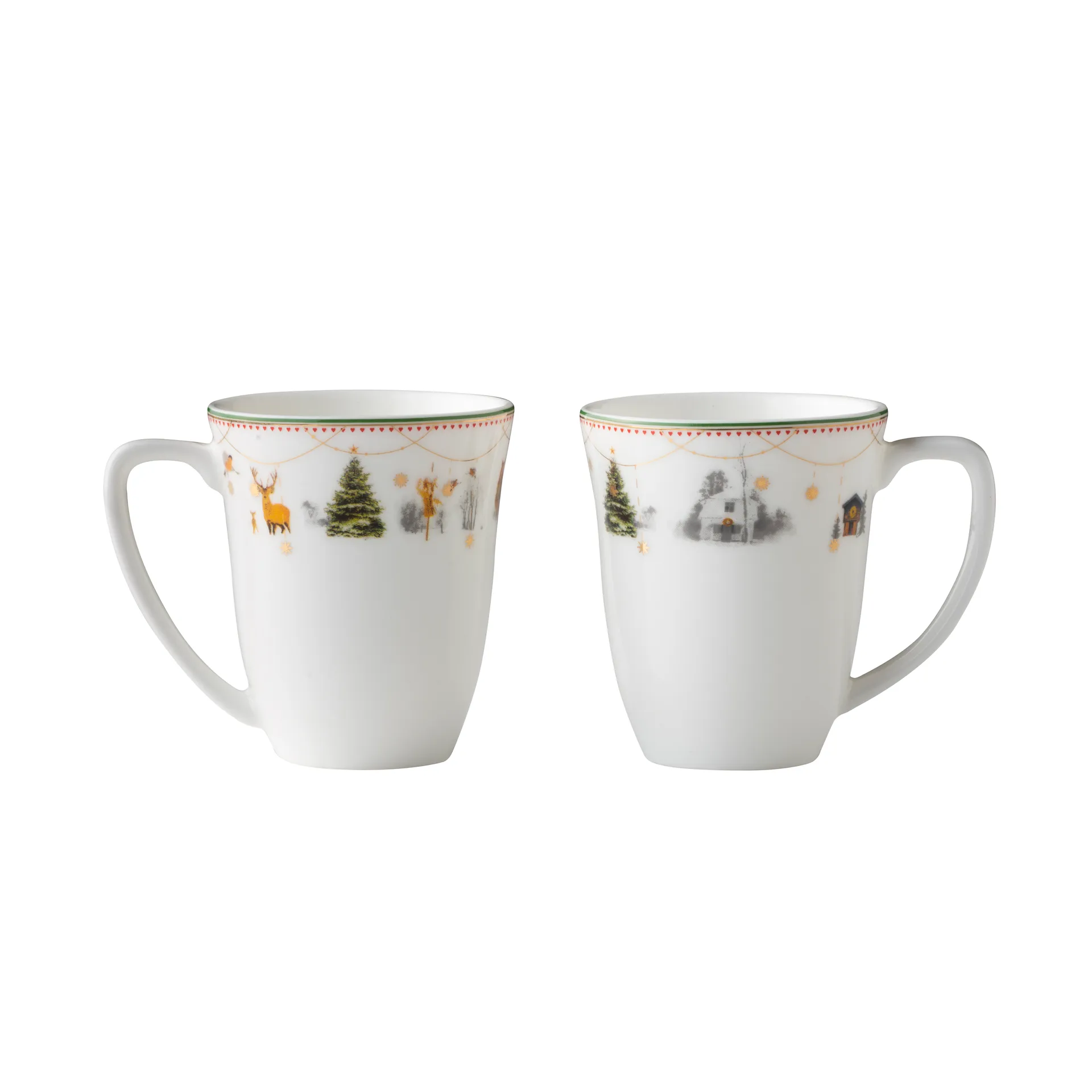 Julemorgen glühweinmok 2-pack, Wit-multi Wik & Walsøe