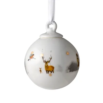 Julemorgen kerstbal klein - Hert - Wik & Walsøe