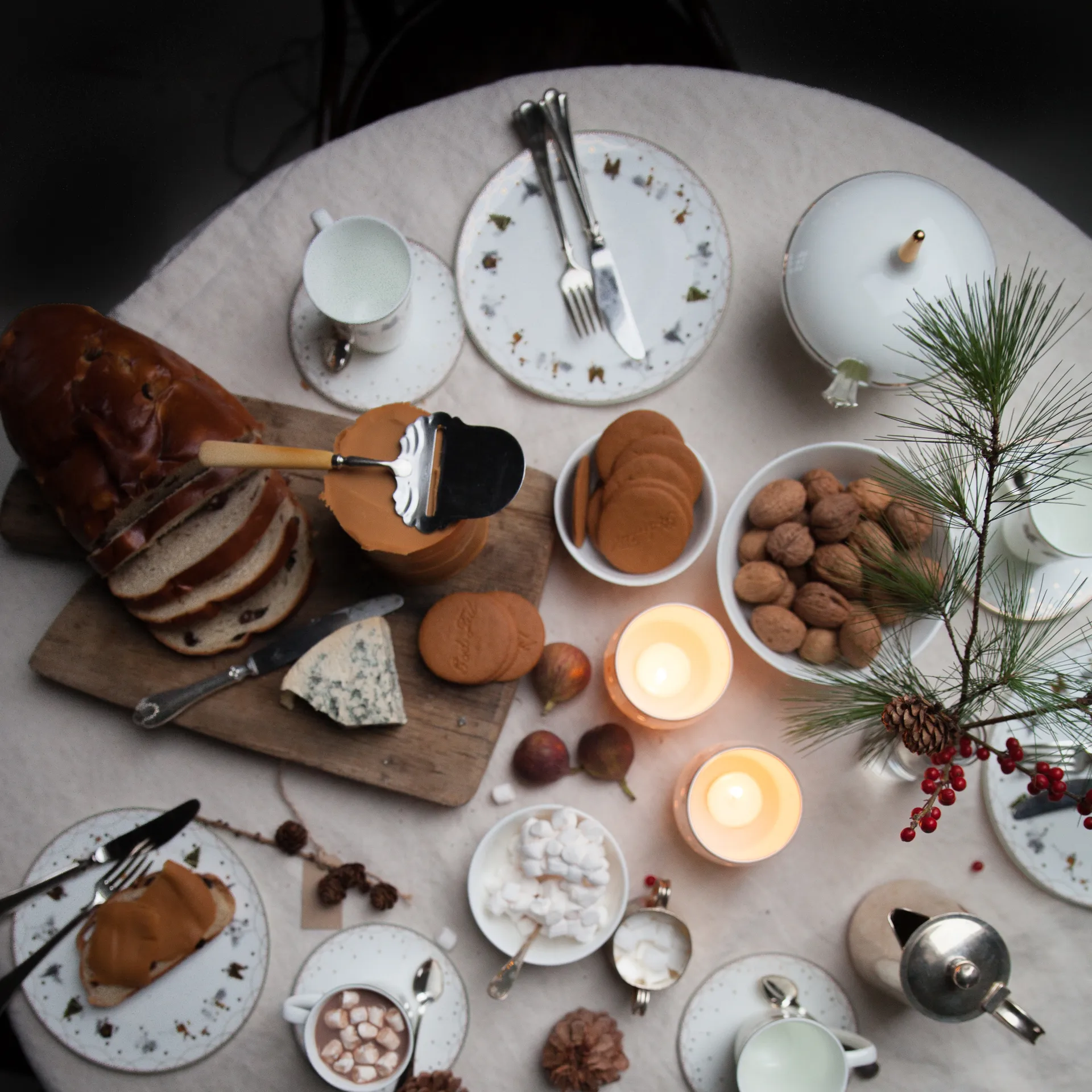 Julemorgen schaal met deksel, 14 cm. Wik & Walsøe