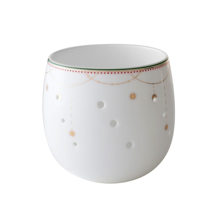 Julemorgen schaal-waxinelichthouder, 8 cm. Wik & Walsøe