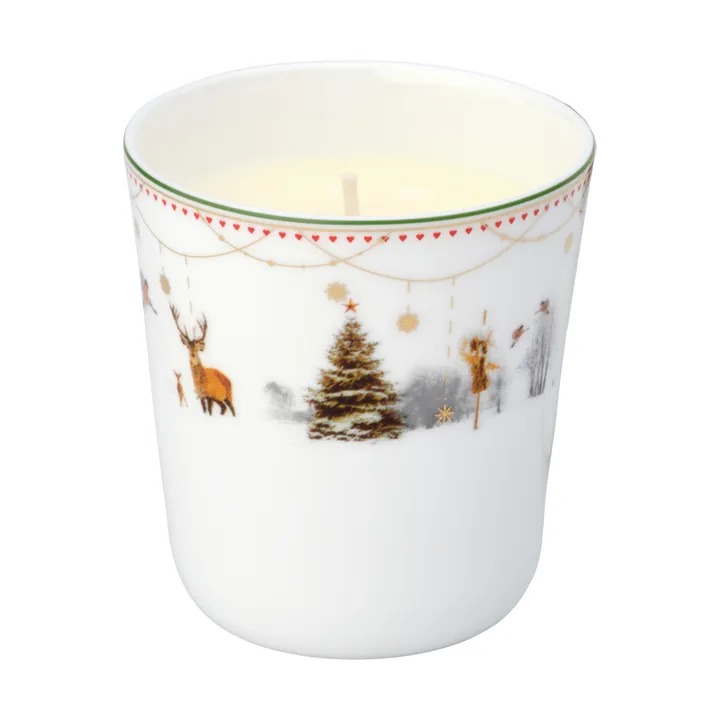 Julemorgen Story geurkaars - Kaneel & sinaasappel 240 g - Wik & Walsøe
