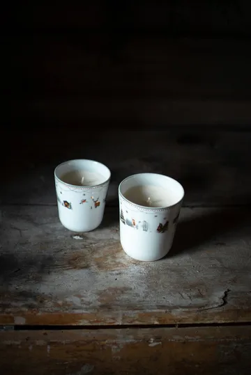 Julemorgen Story geurkaars - Kaneel & sinaasappel 240 g - Wik & Walsøe