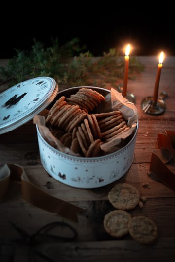 Julemorgen Story koekblik 2-delig - Wit-multi - Wik & Walsøe