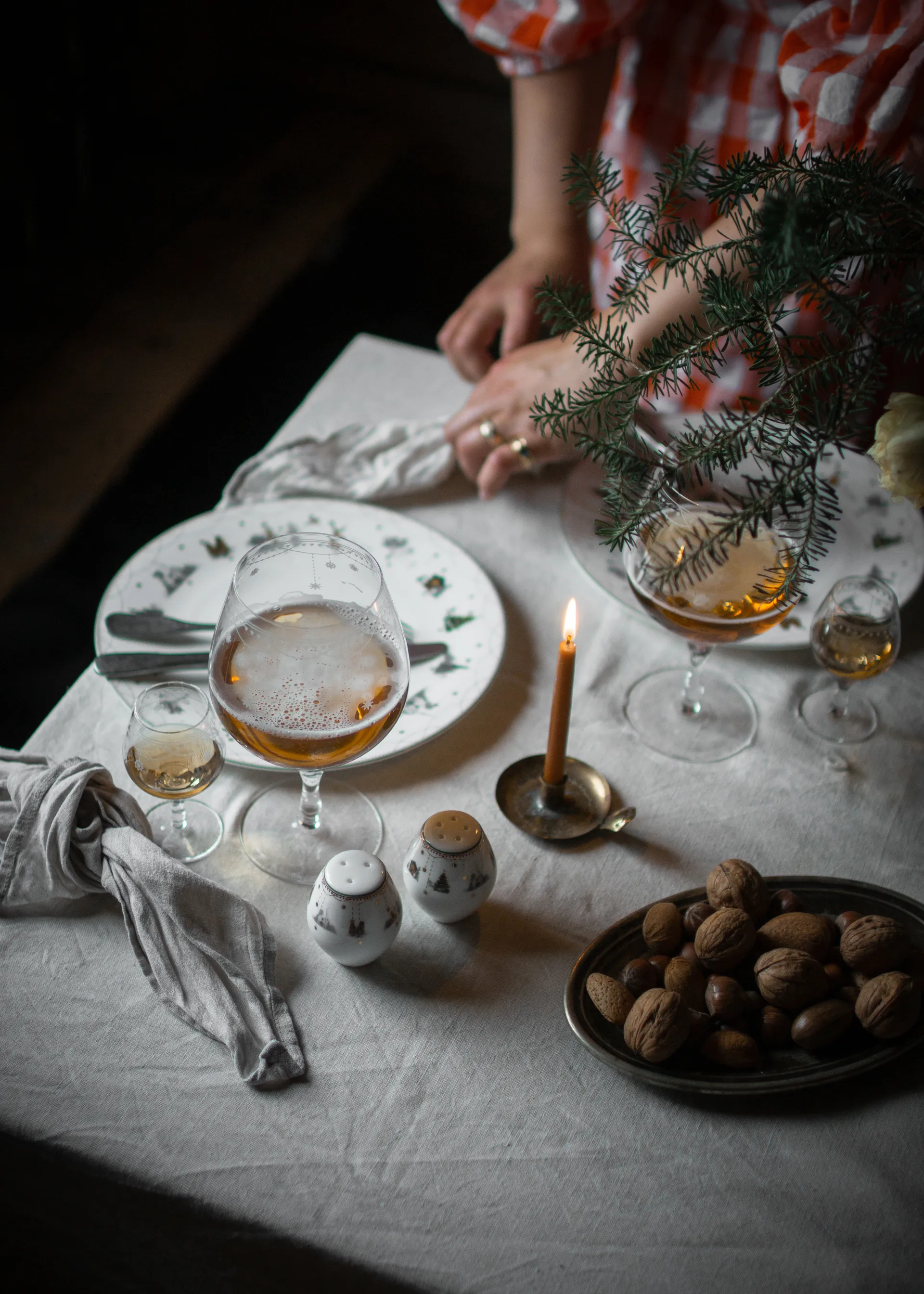 Julemorgen Story zout- & peperstel 2-delig, Wit Wik & Walsøe