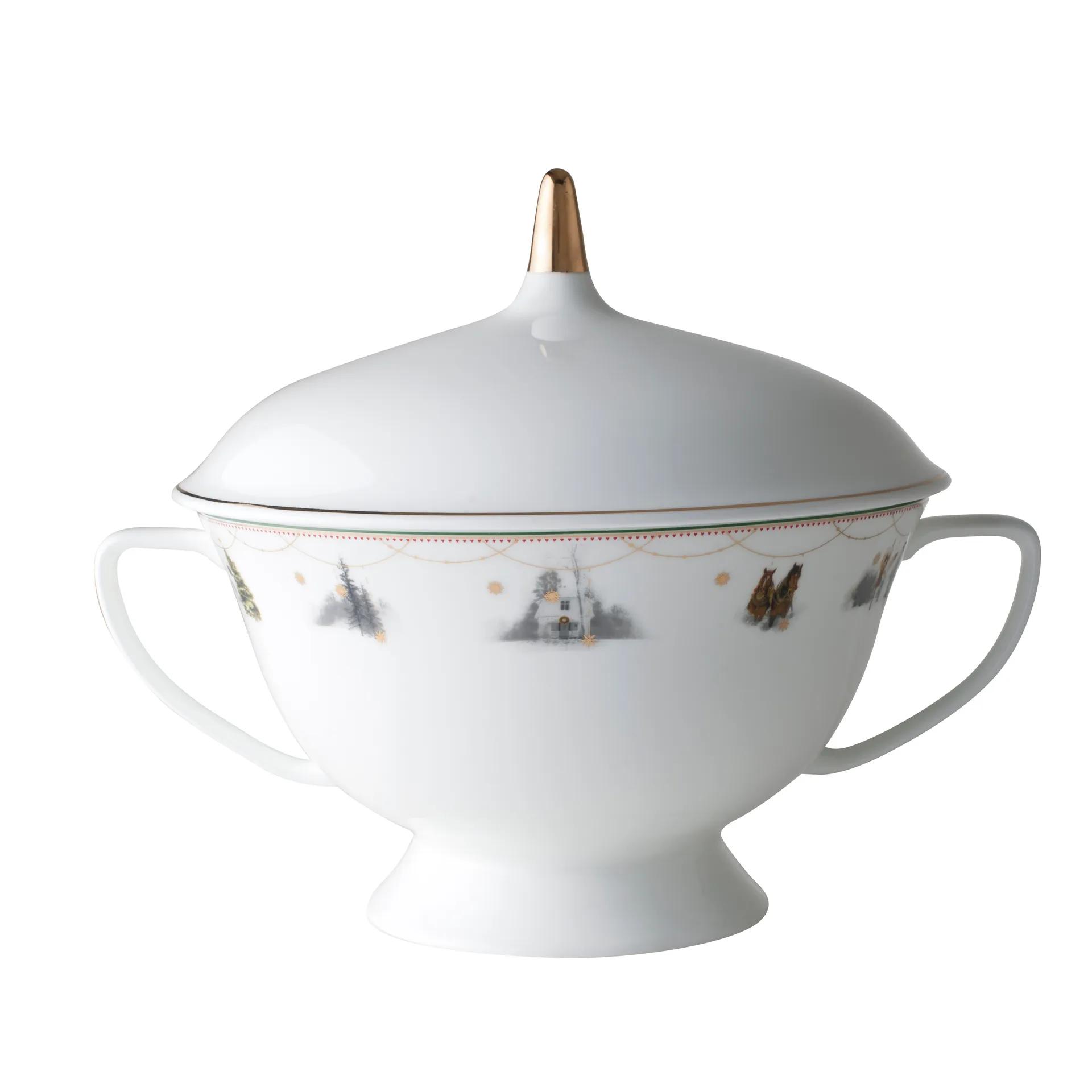 Julemorgen terrine, wit Wik & Walsøe