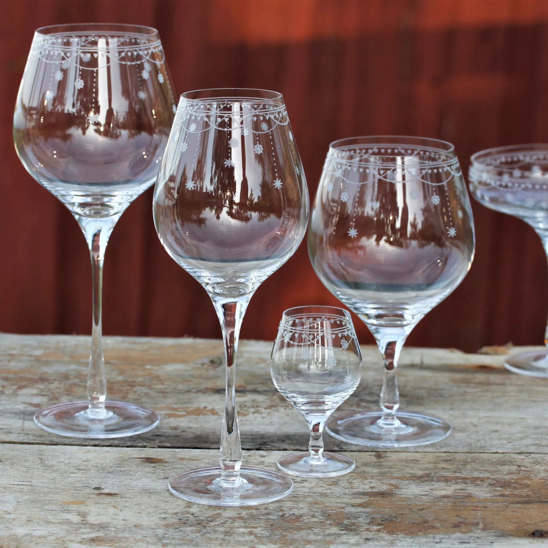 Julemorgen wittewijnglas, 40 cl Wik & Walsøe