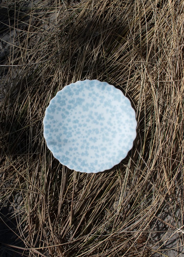 Slåpeblom bord Ø21 cm, Blauw Wik & Walsøe