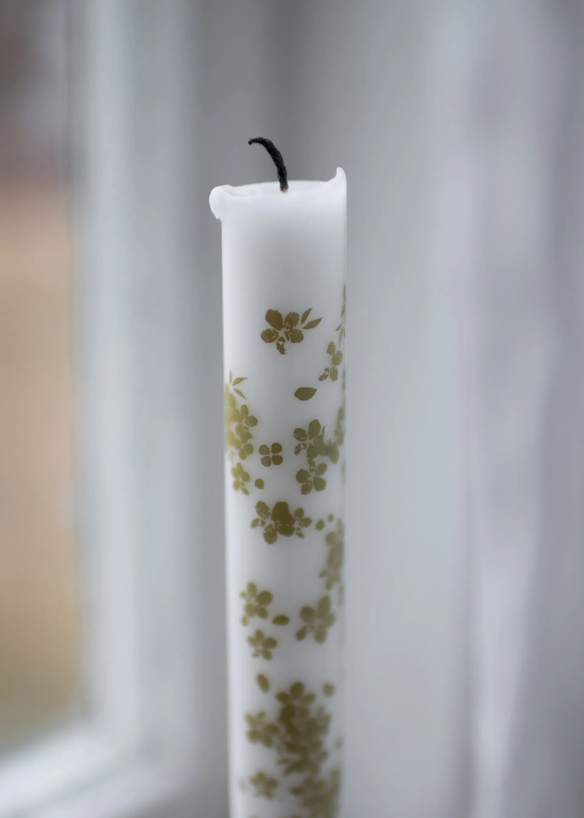 Slåpeblom kaars 2-pack, Groen Wik & Walsøe