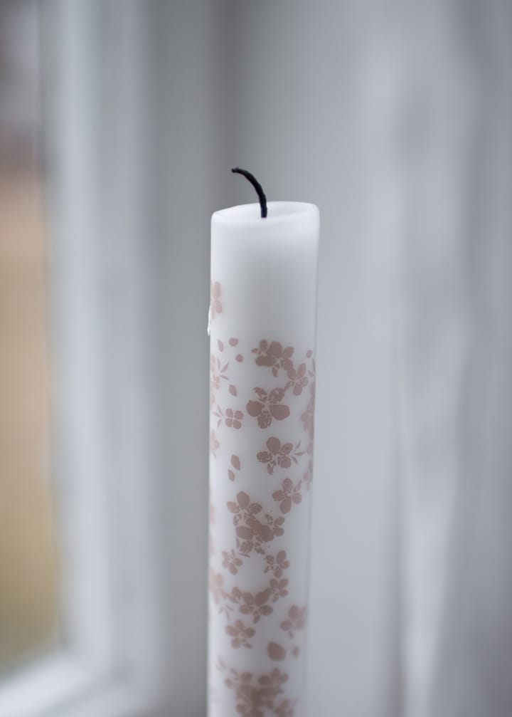 Slåpeblom kaars 2-pack, Roze Wik & Walsøe